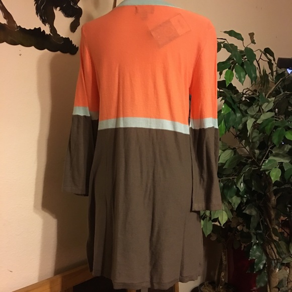 Sonoma Lifestyle color block Tunic Top Dress NWT M - Picture 3 of 8